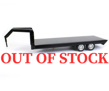Gooseneck Flatbed Trailer Black